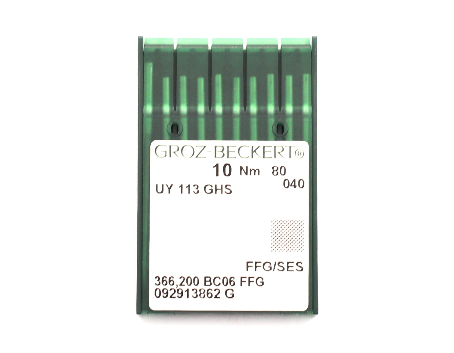 UY113GS FFG SES SIZE 80 PACK OF 10 NEEDLES GROZ BECKERT