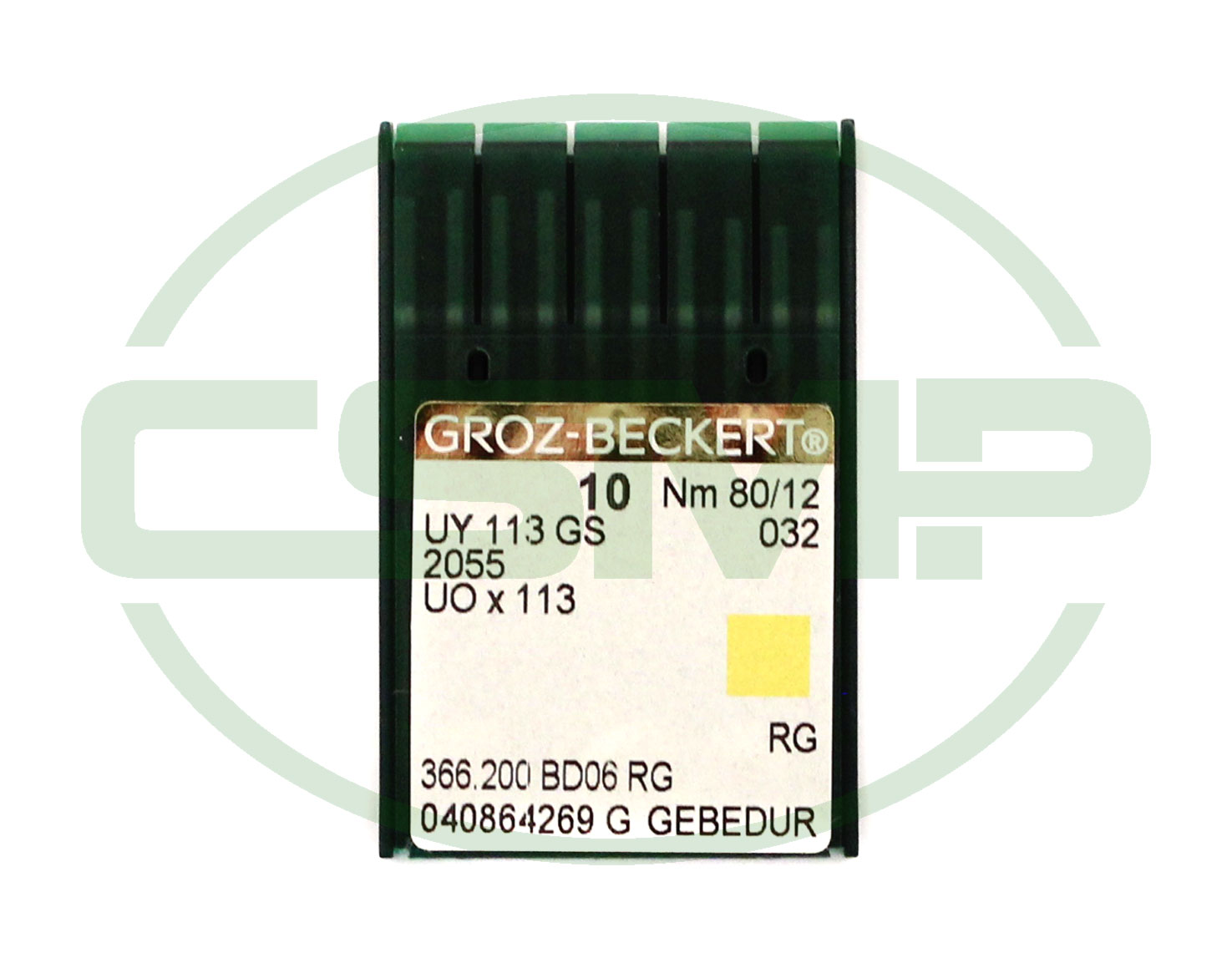 UY113GS GEBEDUR SIZE 80 PACK OF 10 NEEDLES DISCONTINUED