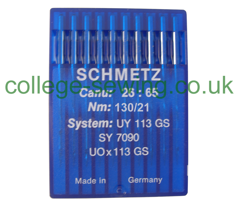 UY113GS SIZE 130 PACK OF 10 NEEDLES SCHMETZ