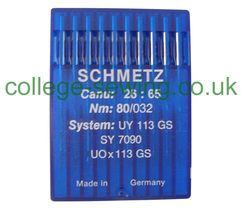 UY113GS SIZE 80 PACK OF 10 NEEDLES SCHMETZ