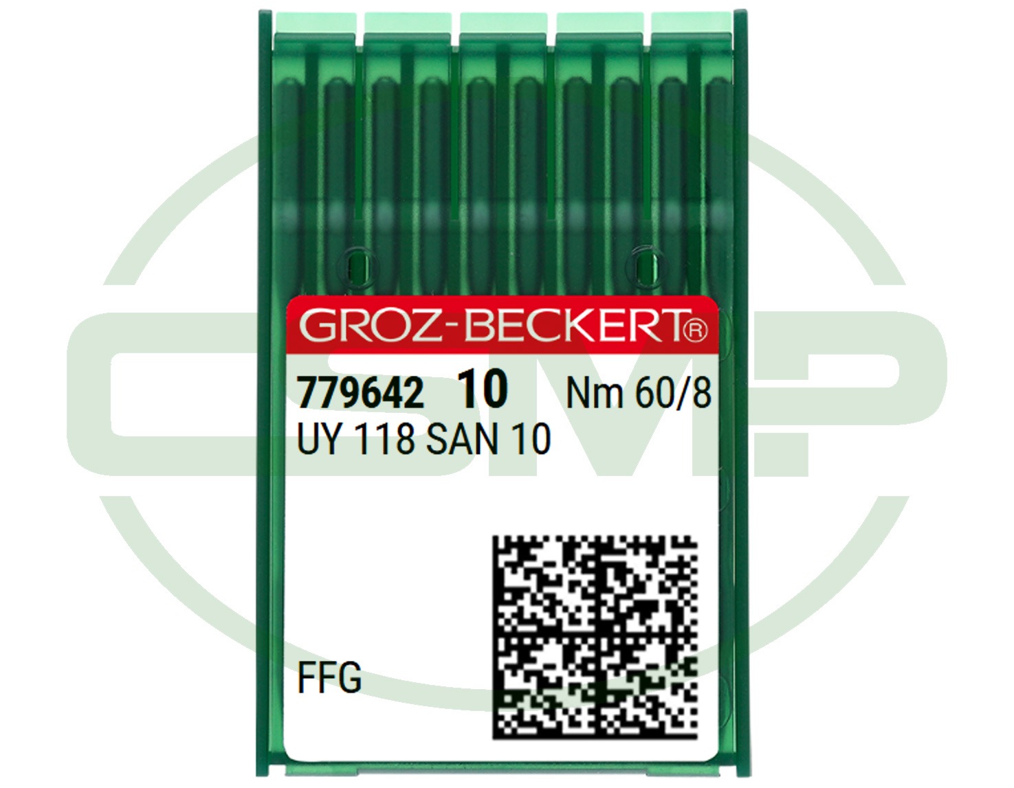UY118SAN10 FFG SIZE 60 PACK OF 10 NEEDLES GROZ BECKERT