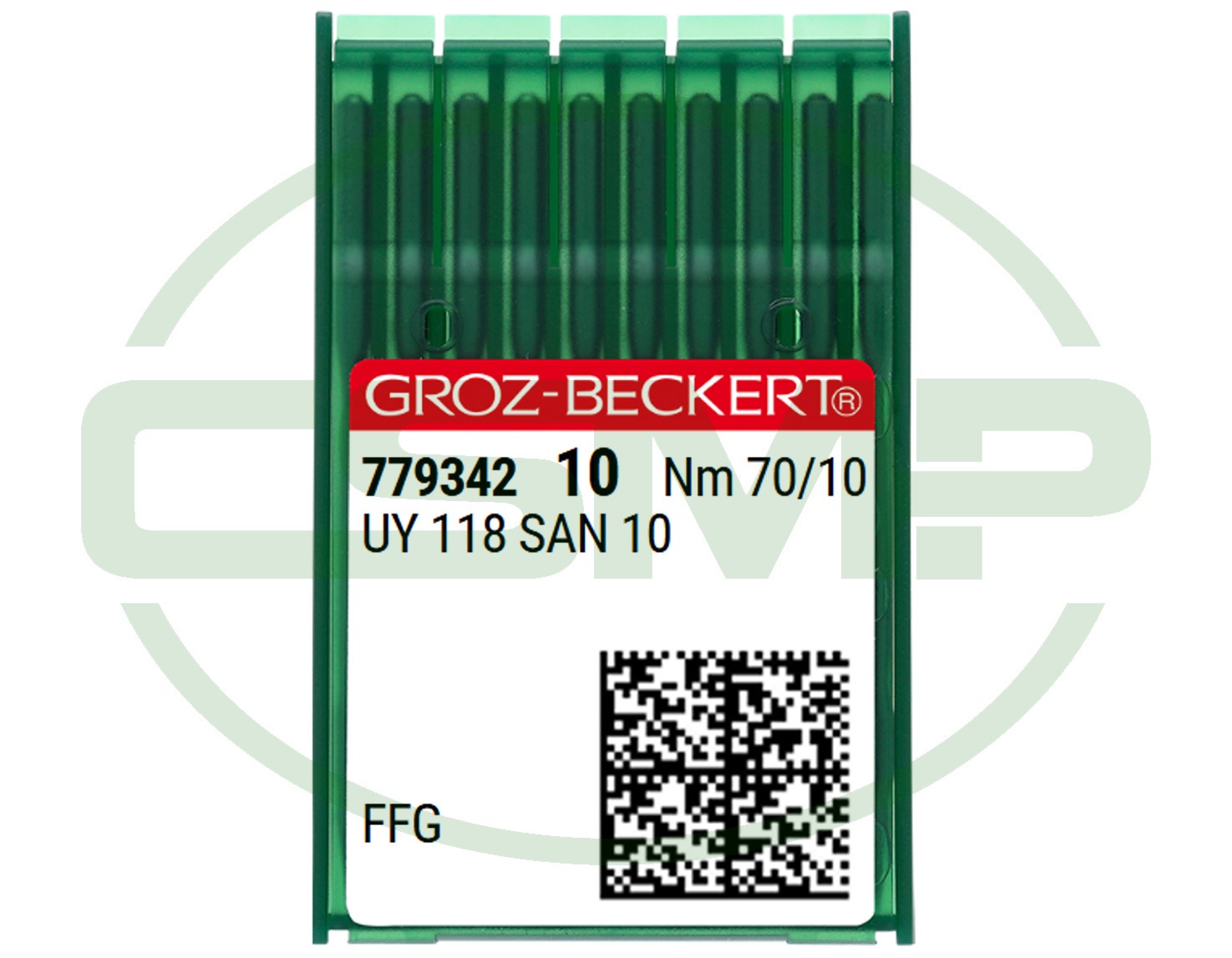 UY118SAN10 FFG SIZE 70 PACK OF 10 NEEDLES GROZ BECKERT
