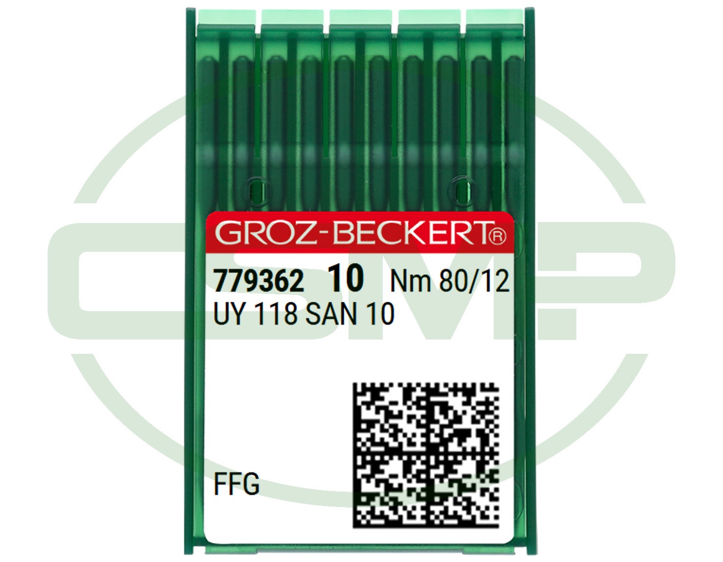 UY118SAN10 FFG SIZE 80 PACK OF 10 NEEDLES GROZ BECKERT