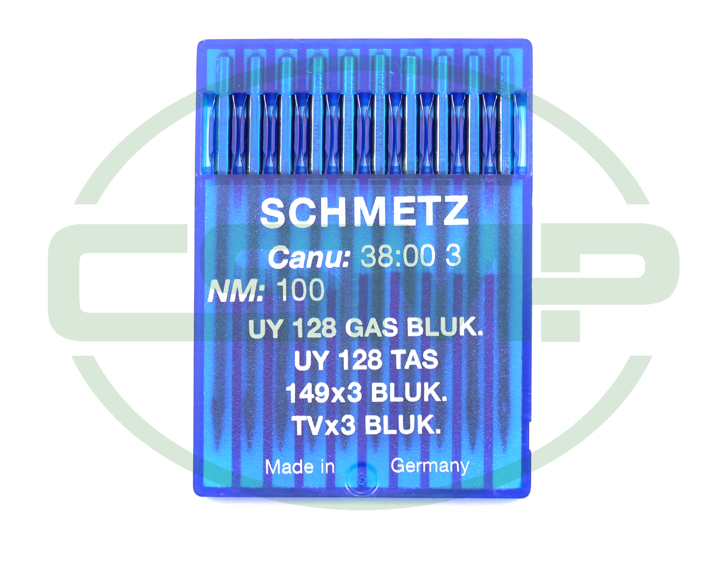 UY128GAS BLUKOLD SIZE 100 PACK OF 10 NEEDLES SCHMETZ DISCONTINUED
