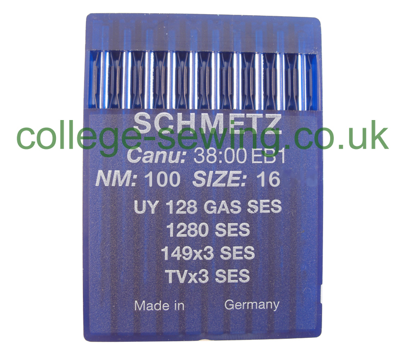 UY128GAS SES SIZE 100 PACK OF 10 NEEDLES SCHMETZ