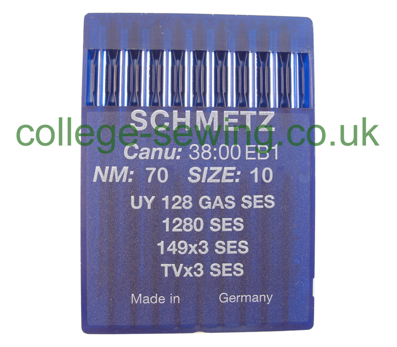 UY128GAS SES SIZE 70 PACK OF 10 NEEDLES SCHMETZ