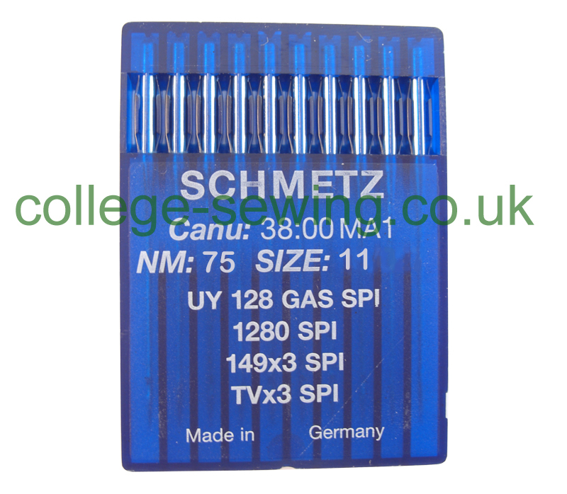 UY128GAS SPI SIZE 75 PACK OF 10 NEEDLES SCHMETZ DISCONTINUED