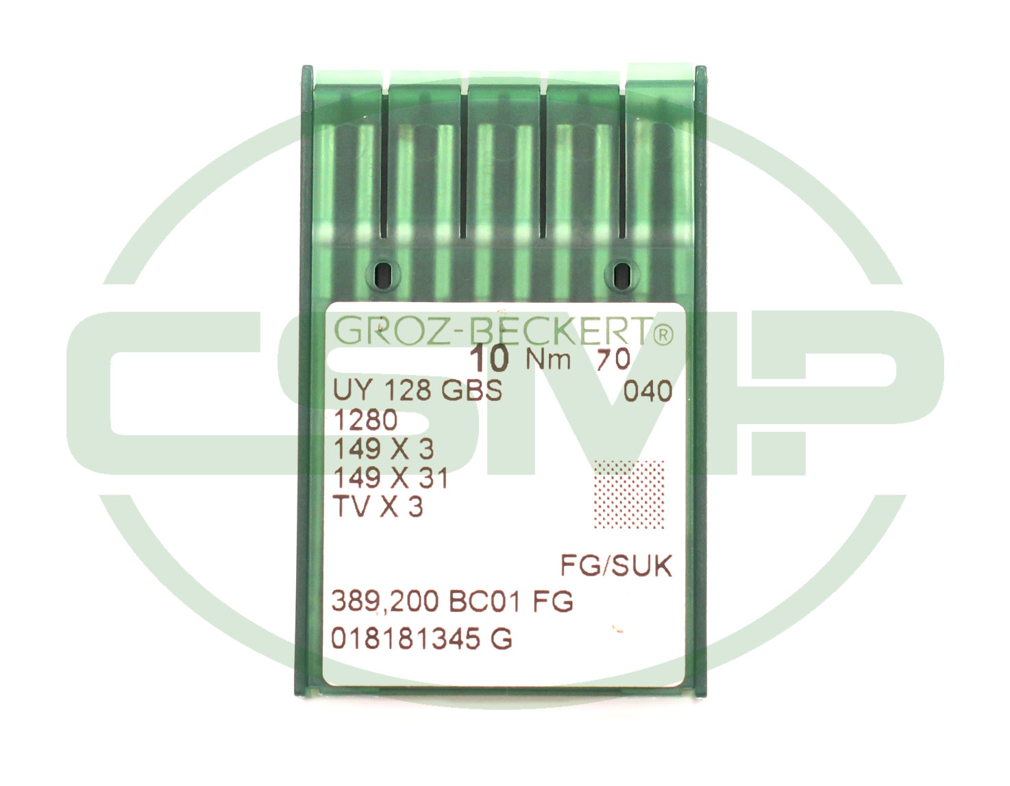 UY128GBS SIZE 70 PACK OF 10 NEEDLES GROZ BECKERT