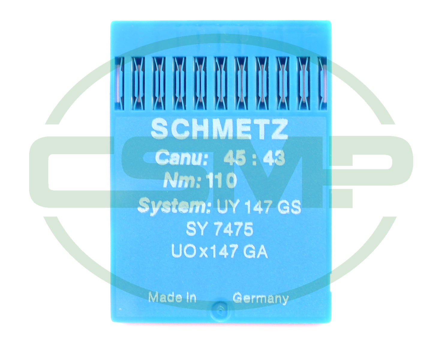 UY147GS SIZE 110 PACK OF 10 NEEDLES SCHMETZ
