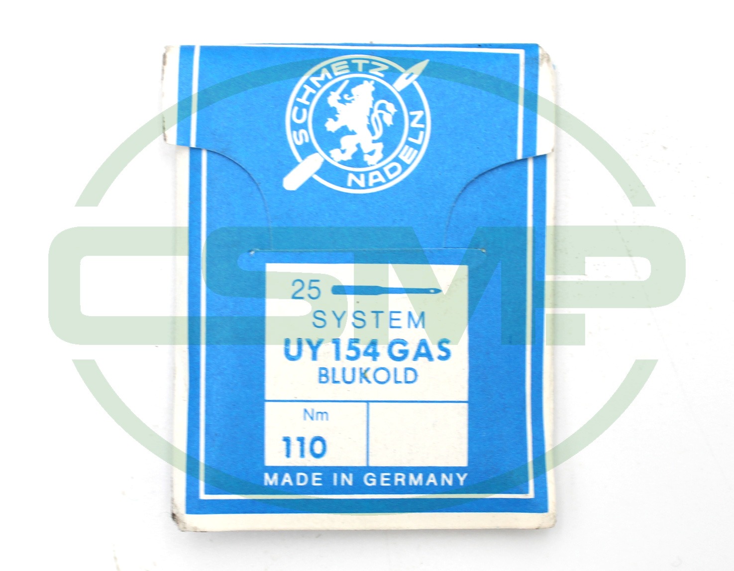 UY154GAS BLUKOLD SIZE 110 PACK OF 10 NEEDLES SCHMETZ DISCONTINUED