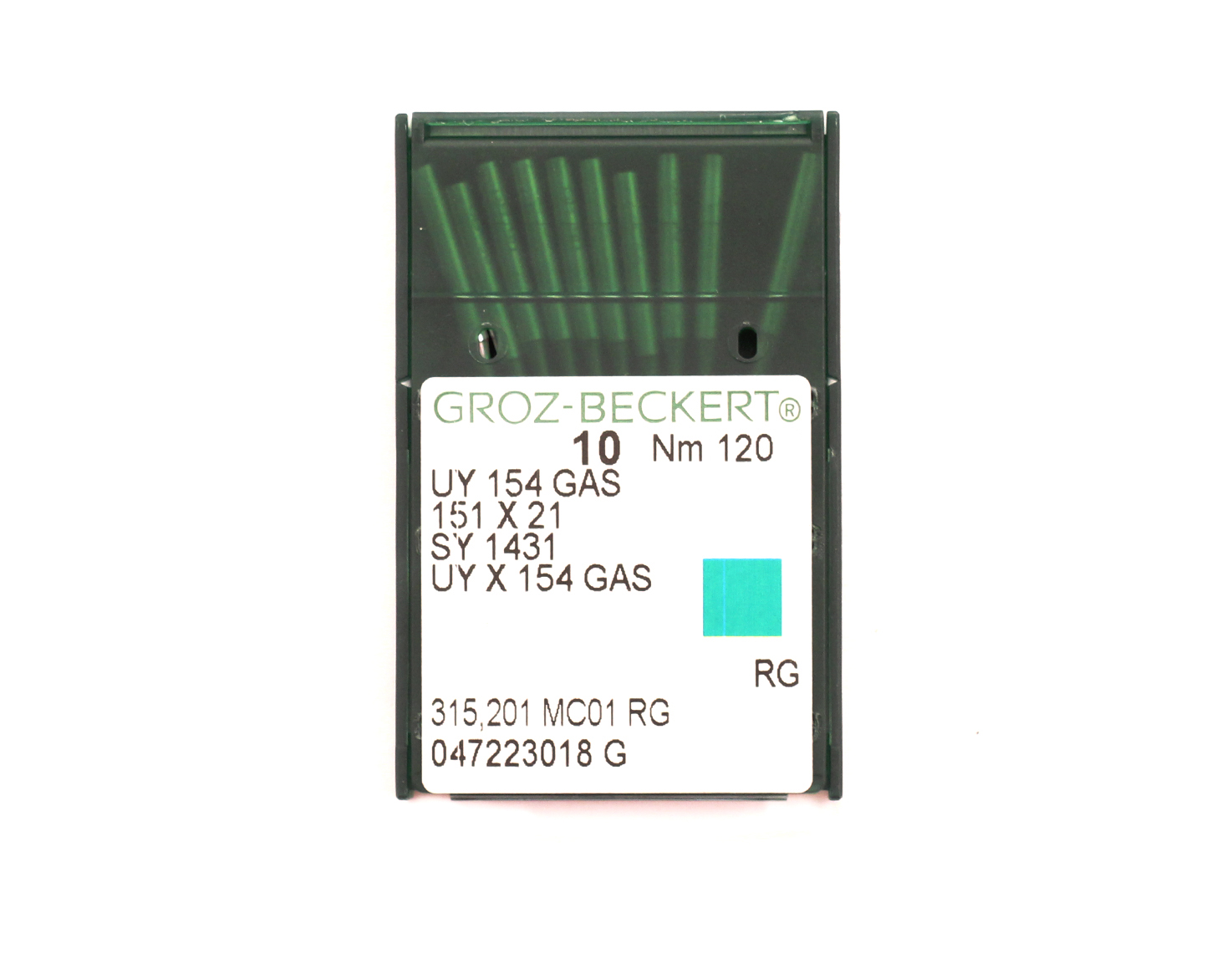 UY154GAS SIZE 120 PACK OF 10 NEEDLES GROZ BECKERT