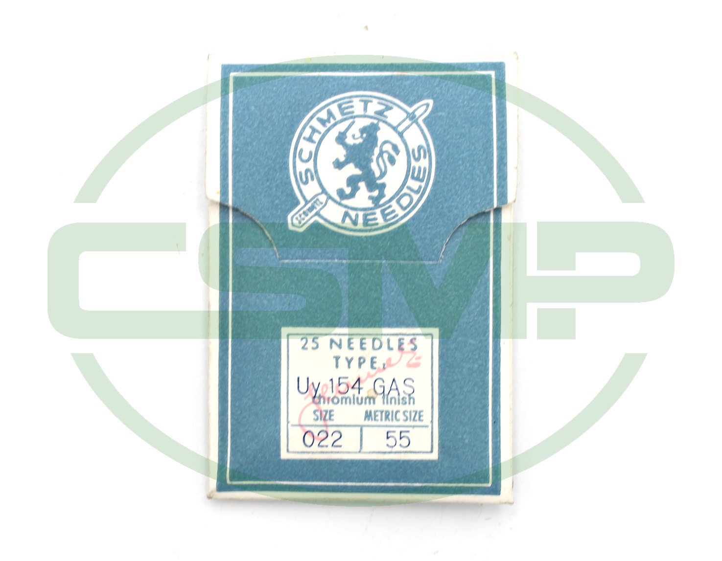 UY154GAS SIZE 55 PACK OF 10 NEEDLES SCHMETZ DISCONTINUED