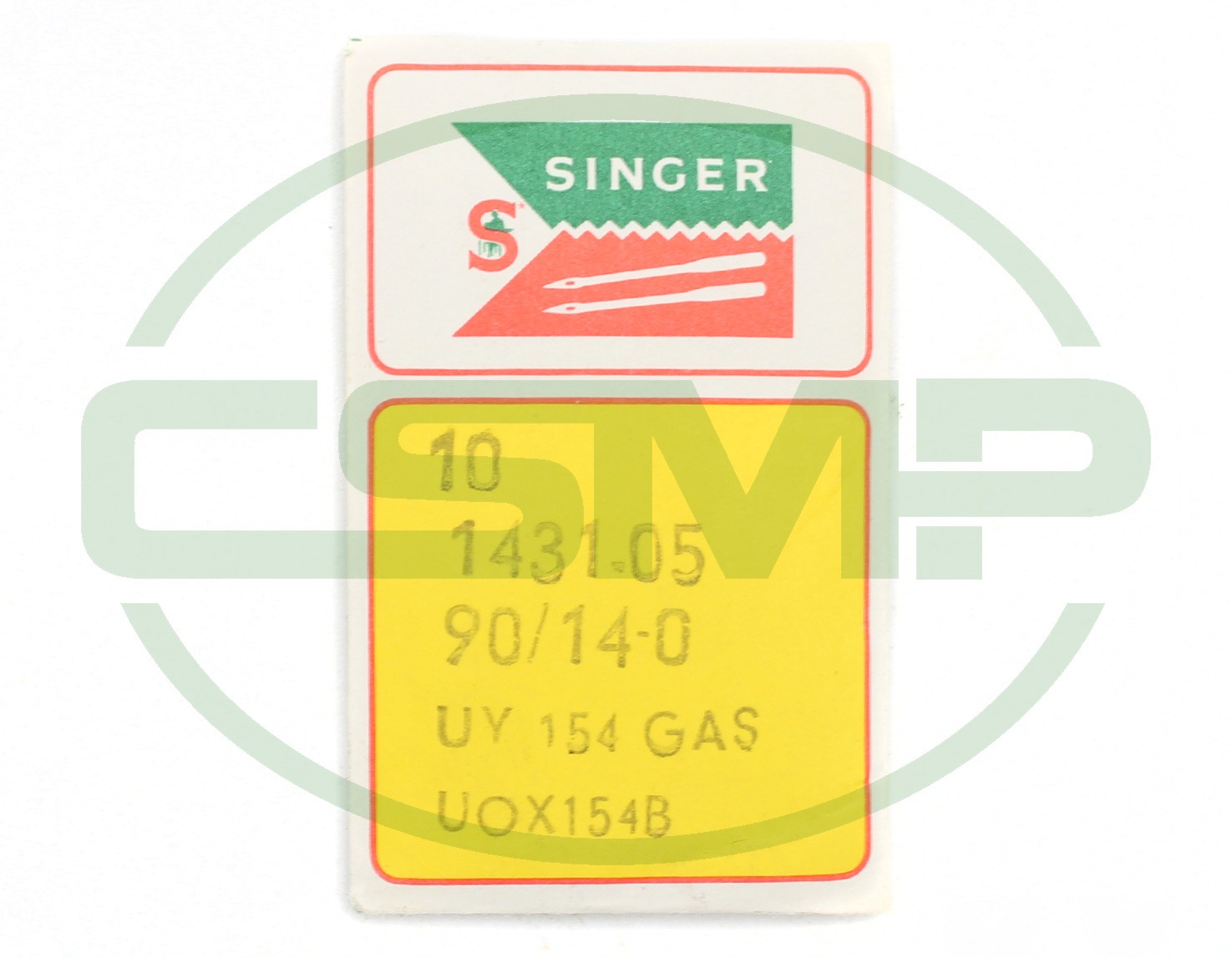 UY154GAS SIZE 90 SINGER PACK OF 10 NEEDLES DISCONTINUED