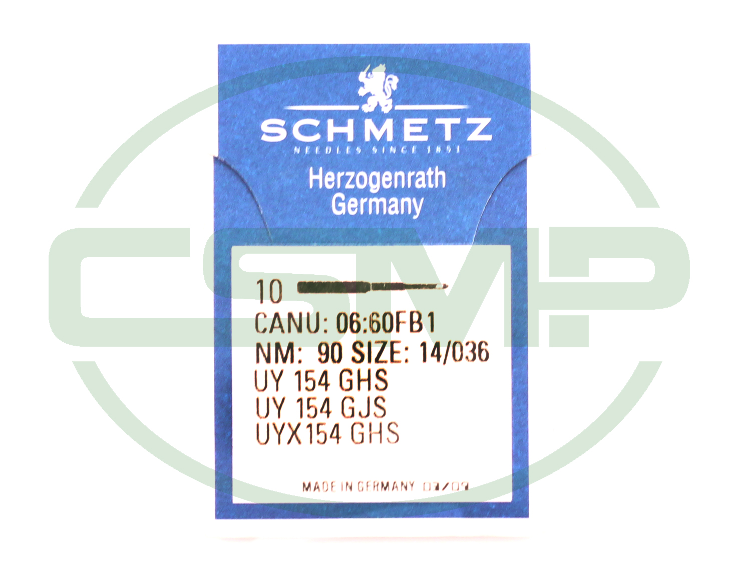 UY154GHS SIZE 90 PACK OF 10 NEEDLES SCHMETZ