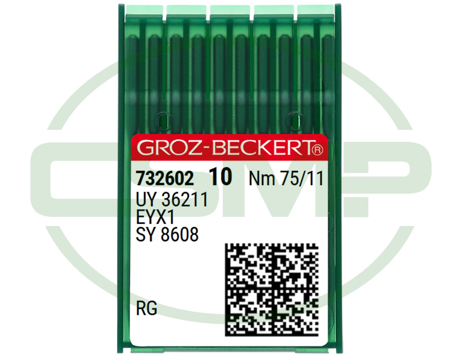 UY36211 SIZE 75 PACK OF 10 NEEDLES GROZ BECKERT
