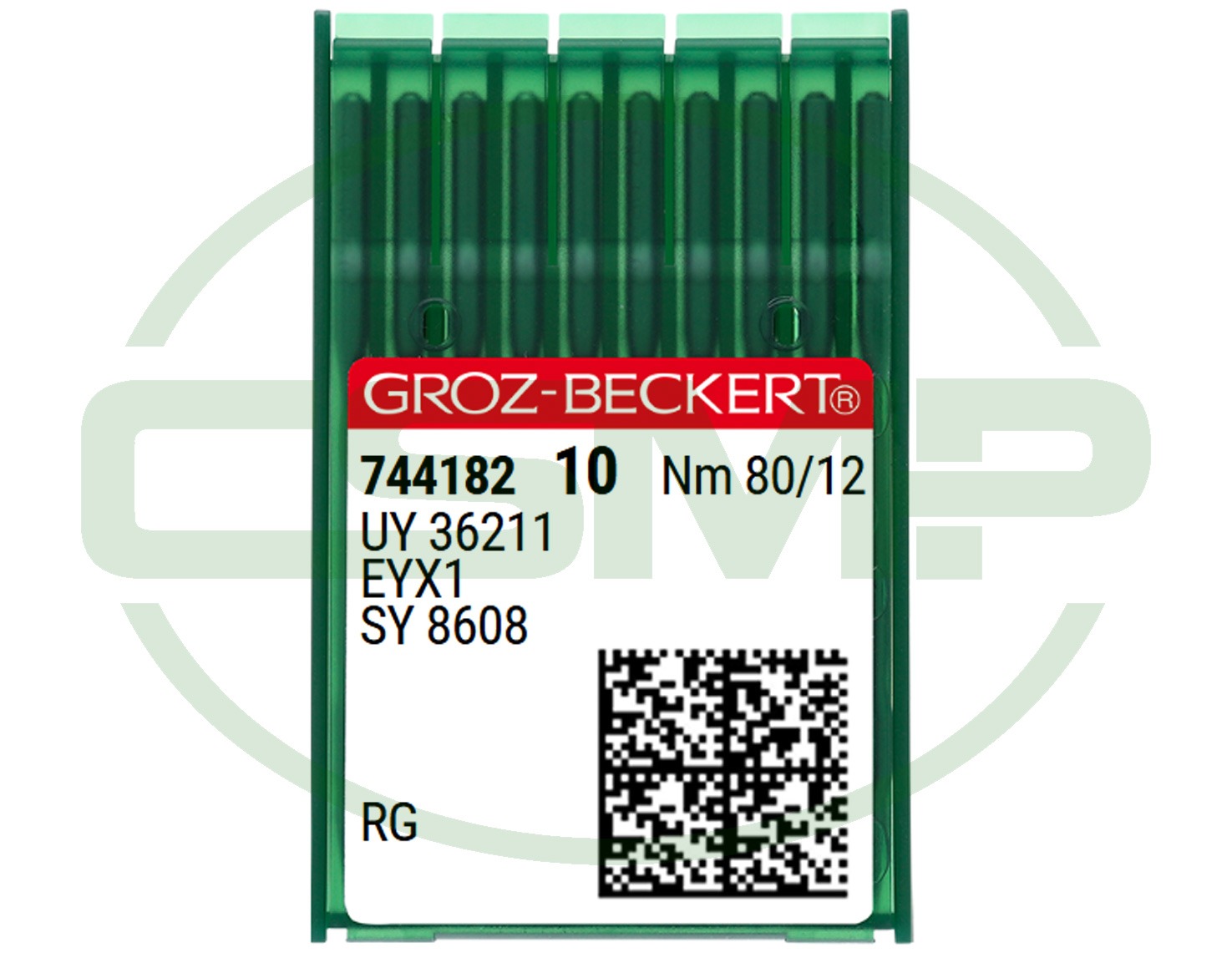 UY36211 SIZE 80 PACK OF 10 NEEDLES GROZ BECKERT