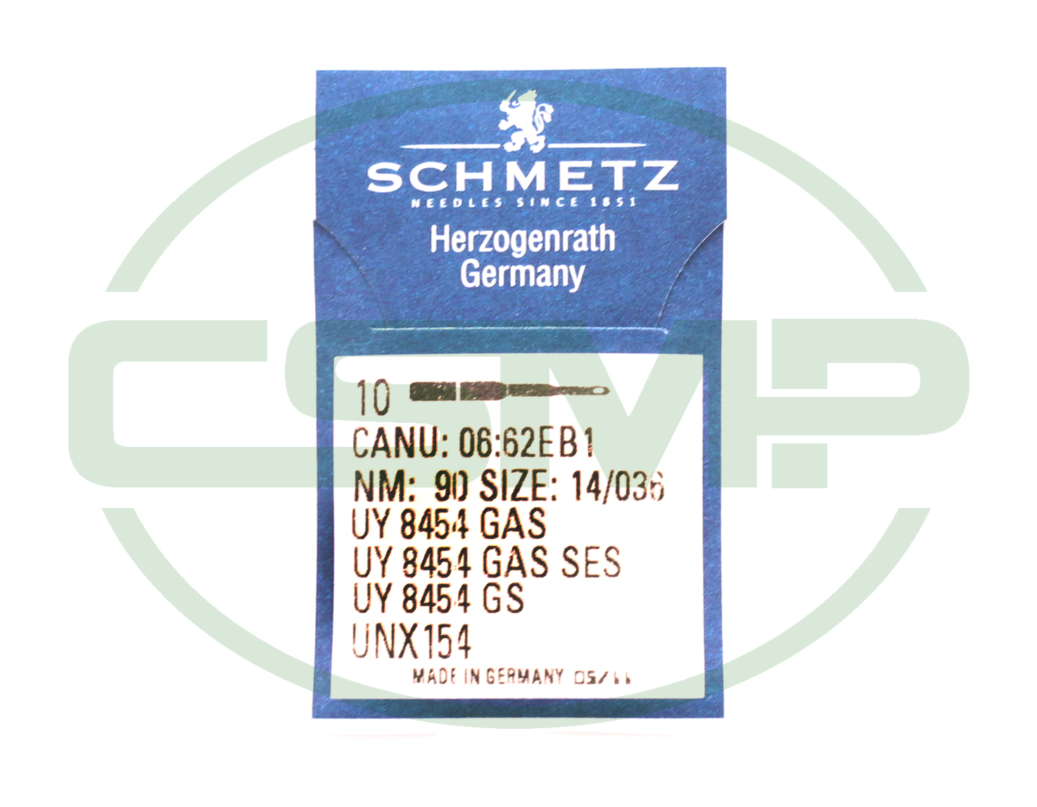 UY8454GAS SES SIZE 90 PACK OF 10 NEEDLES SCHMETZ