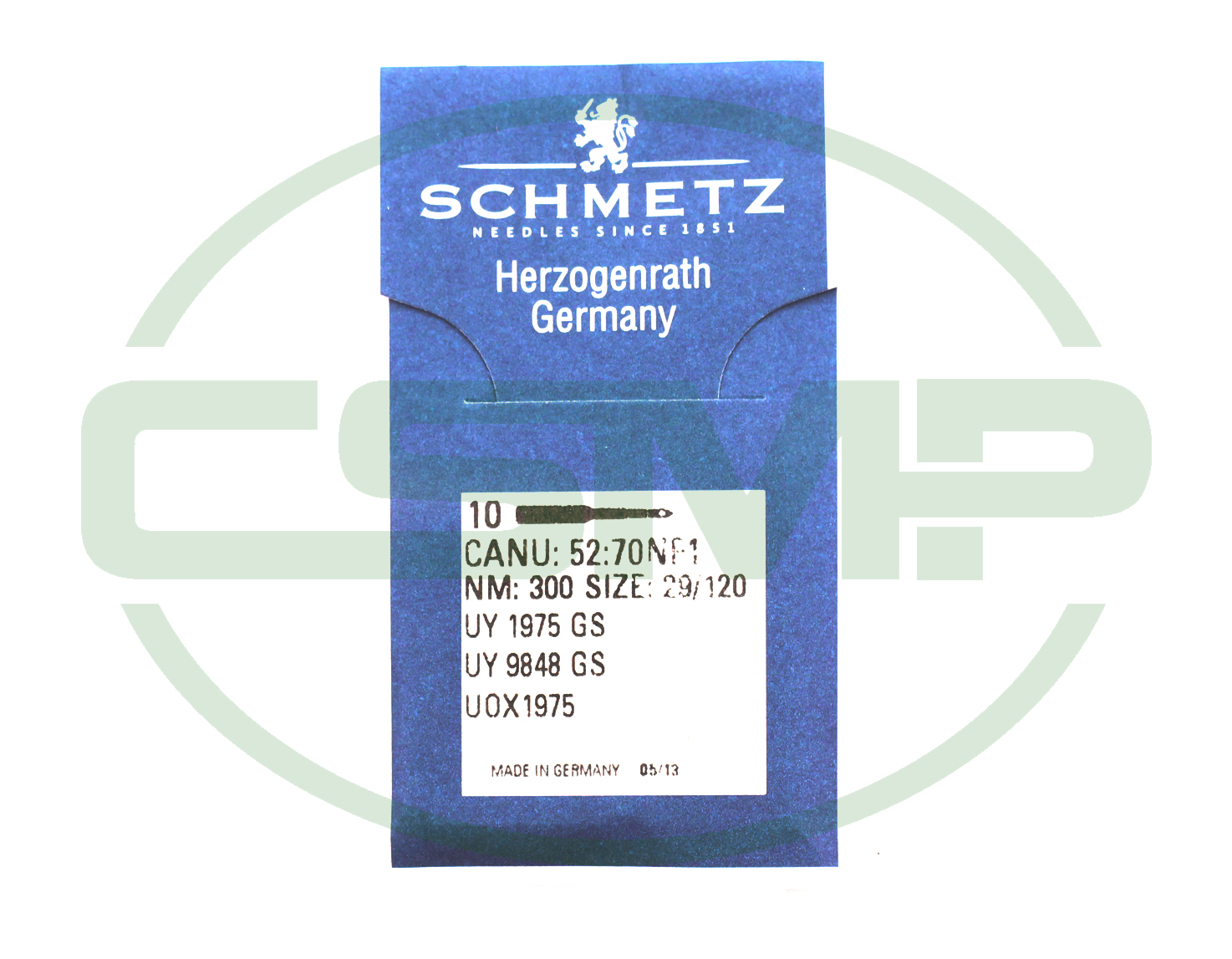 UY9848GS SIZE 300 PACK OF 10 NEEDLES SCHMETZ