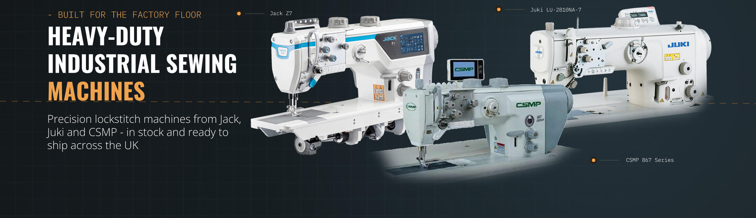 Heavy-Duty Industrial Sewing Machines