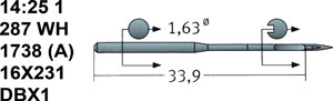 14:25 16x231 Schmetz Needles 14:25 16x231 Schmetz Needles