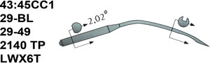 43:45CC1 29BL Schmetz Needles 43:45CC1 29BL Schmetz Needles