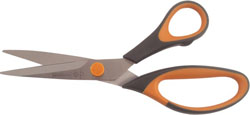 Economical rubber scissors with soft grip Mundial